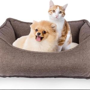 SCENEREAL Memory Foam Pet Beds for Small Dogs Cats - 2 in 1 Orthopedic Dog Bed
